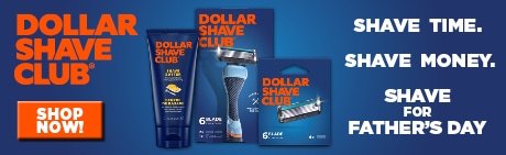 Shop Dollar Shave Club -- shave time and shave money! 