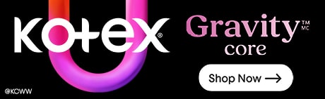 Feel confident from morning to night with Kotex® - shop now!